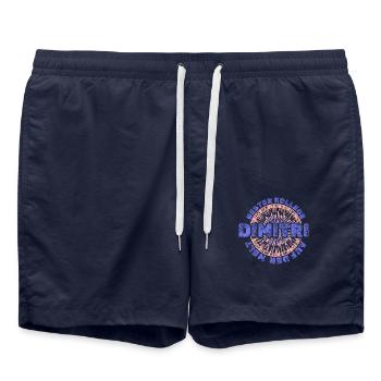 Prénom Dimitri - Short de bain - bleu marine - Devant - AI Model Male 185 light (185cm)