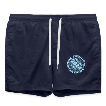 Pitch 2024 - Swim Trunks - french navy - Front - AI Model Male 185 light (185cm)