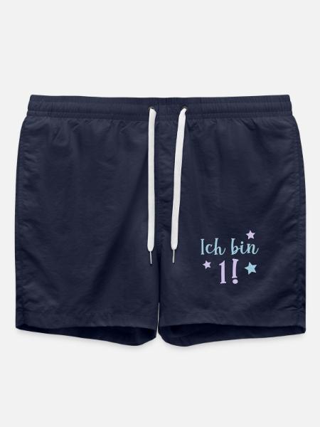 Ich bin 1! - Badeshorts - French Navy