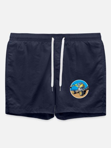 Er baggert dort wo andere Bagger niemals hinkommen - Badeshorts - French Navy