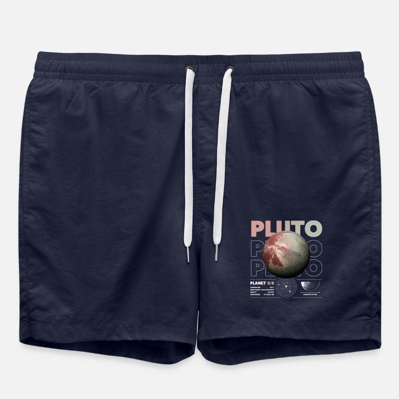 Pluto details - Swim Trunks - french navy