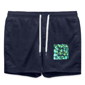 Gémeaux E 241 - Short de bain - bleu marine - Devant - AI Model Male 185 light (185cm)