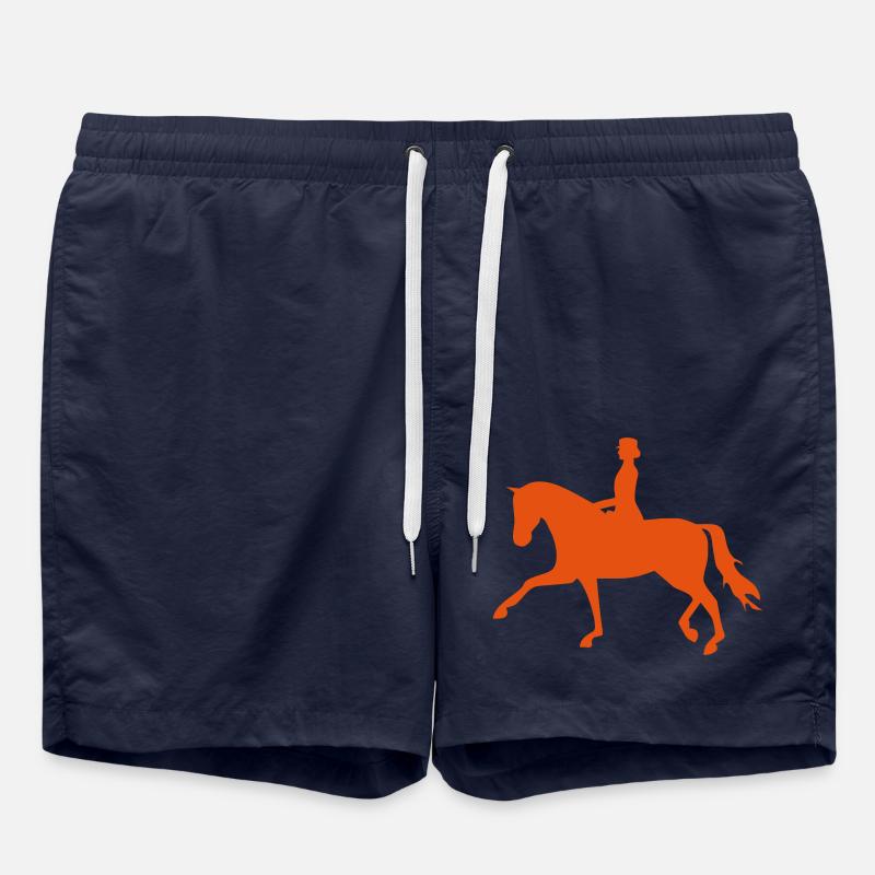 cheval - Short de bain - bleu marine