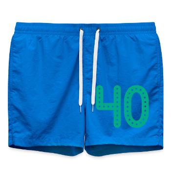 40 JAHRE. 40-jähriges JUBILÄUM. JUBILÄUM 40 JAHRE. 40 - Badeshorts - Cobalt blue - Vorne