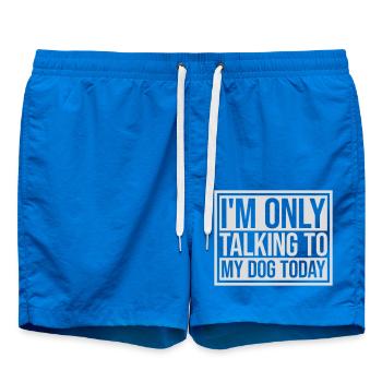ne parler qu’au chien - Short de bain - cobalt blue - Devant