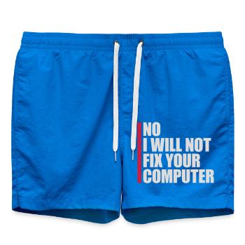 Ne pas réparer votre ordinateur - Short de bain - cobalt blue - Devant