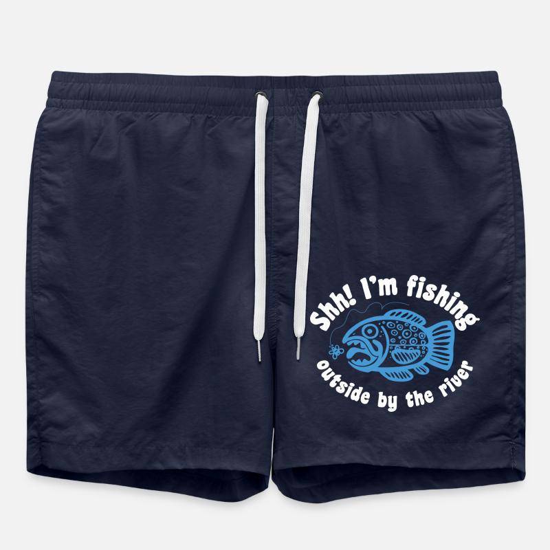 truite inca - Short de bain - bleu marine