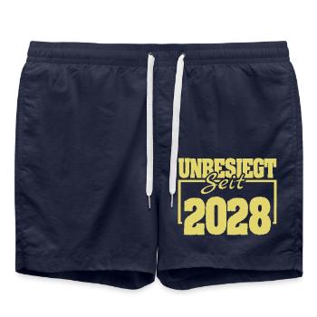 2028 - Short de bain - bleu marine - Devant - AI Model Male 185 light (185cm)