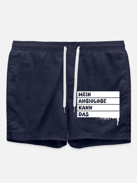 Profession : Angiologue - Short de bain - bleu marine