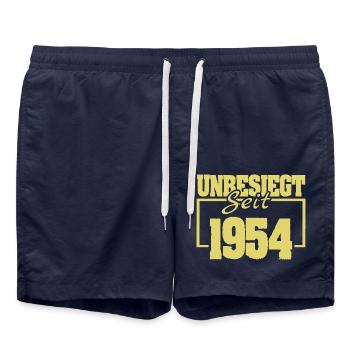 seit 1954 - Badeshorts - French Navy - Vorne - AI Model Male 185 light (185cm)