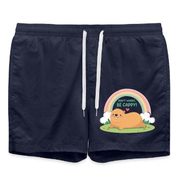 Mach dir keine Sorgen Sei Cappy - Badeshorts - French Navy - Vorne - AI Model Male 185 light (185cm)