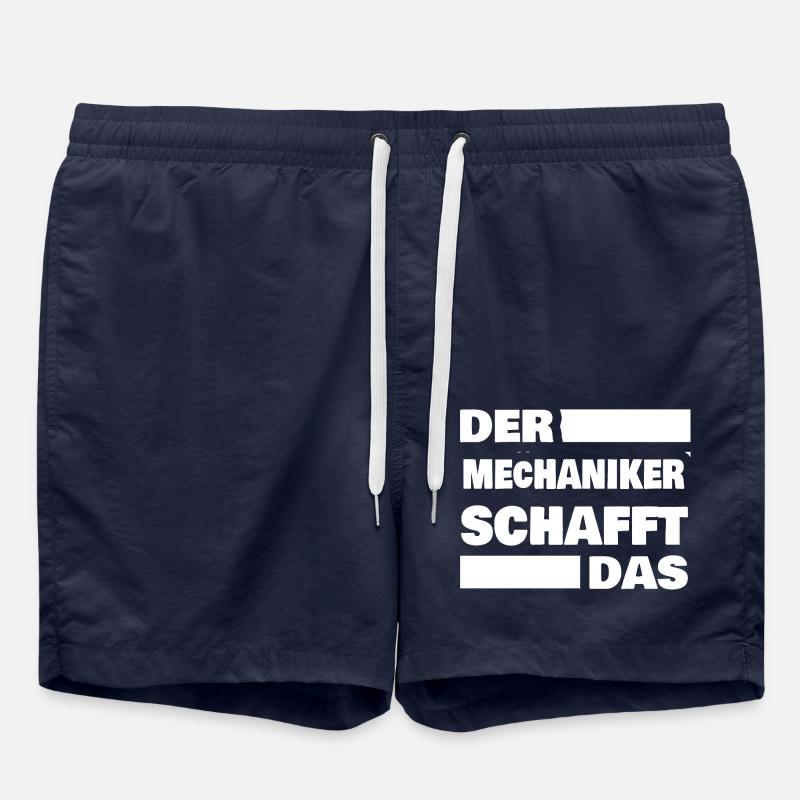 Mechanic as work - Swim Trunks - french navy