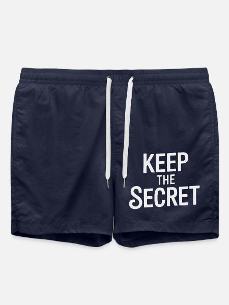 KEEP THE SECRET - Swim Trunks - french navy