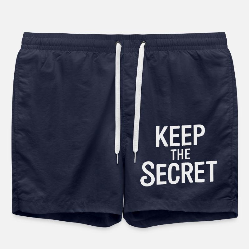KEEP THE SECRET - Swim Trunks - french navy