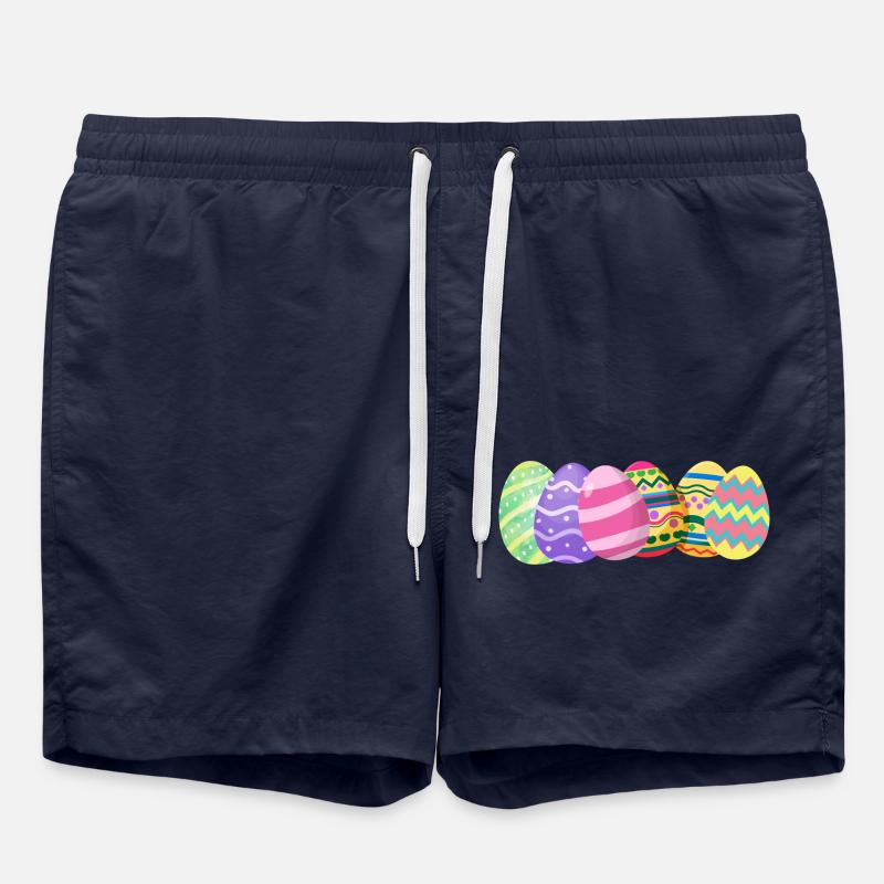 Easter Eggs - Swim Trunks - french navy