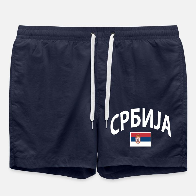 Serbien  - Badeshorts - French Navy