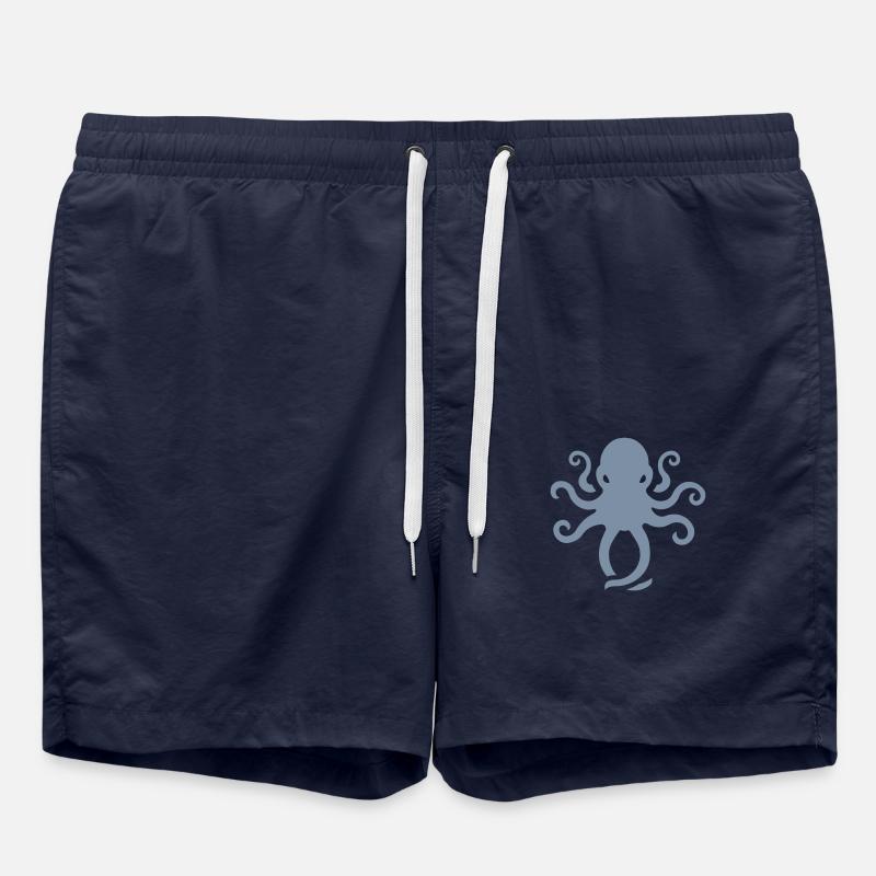 Octo Mad Logo - Swim Trunks - french navy