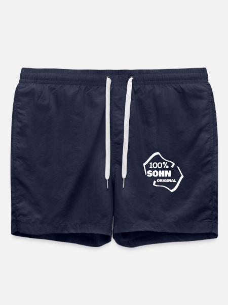 Profession : Fils - Short de bain - bleu marine