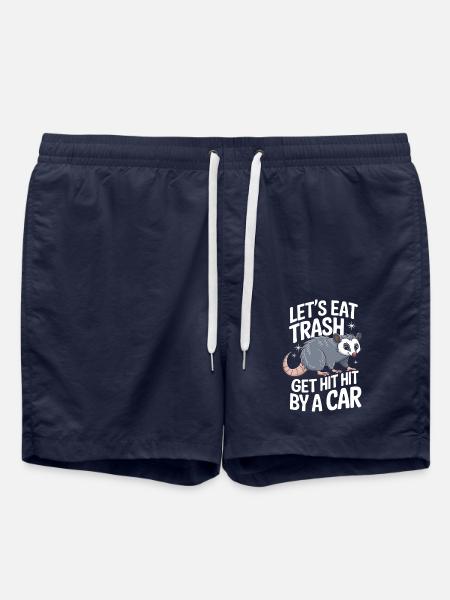 Opossum Possum Tier - Badeshorts - French Navy