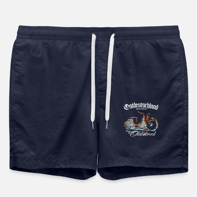 Simson Schwalbe - Ostdeutschland Oldskool - Badeshorts - French Navy