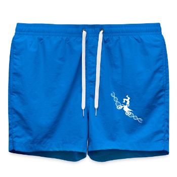Motorcross Mofa Motorradfahrer Geschenk Motorrad - Badeshorts - Cobalt blue - Vorne