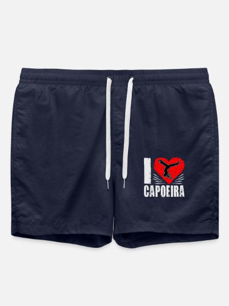 Ich liebe Capoeira - Badeshorts - French Navy