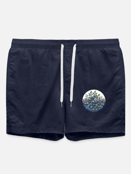 Blueberries - Swim Trunks - french navy