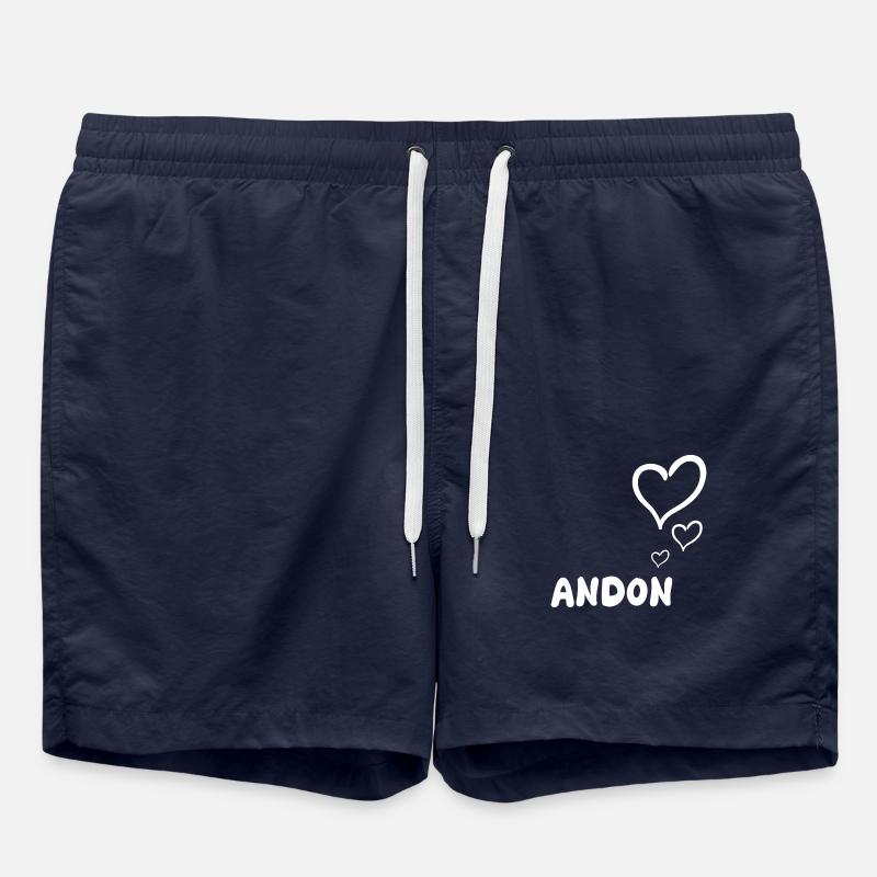 First name Andon - Swim Trunks - french navy
