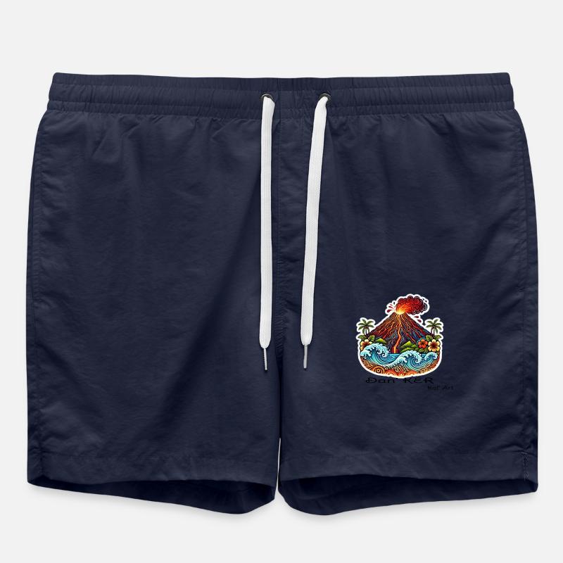 DAN KER 3 - Short de bain - bleu marine