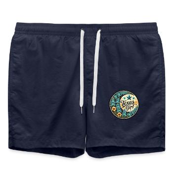 Fille du Texas - Short de bain - bleu marine - Devant - AI Model Male 185 light (185cm)