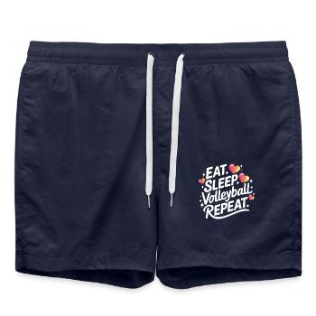 Volleyball Players Beach Volleyball Volleyball Players - Swim Trunks - french navy - Front - AI Model Male 185 light (185cm)