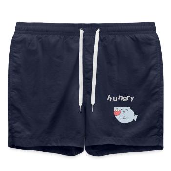 haifisch hungry - Badeshorts - French Navy - Vorne - AI Model Male 185 light (185cm)