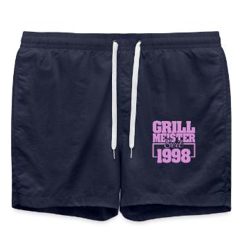 Vacances 1998 - Short de bain - bleu marine - Devant - AI Model Male 185 light (185cm)