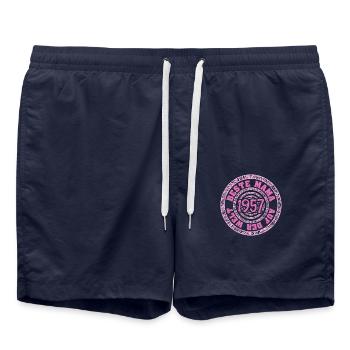 1957 - Swim Trunks - french navy - Front - AI Model Male 185 light (185cm)