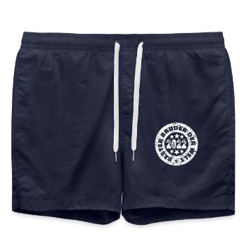 Frères et sœurs 2022 - Short de bain - bleu marine - Devant - AI Model Male 185 light (185cm)