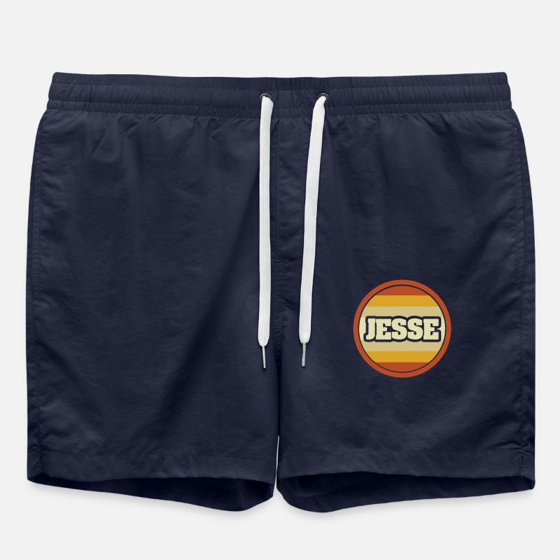 Prénom Jesse - Short de bain - bleu marine