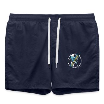 SNOWBIRD (snowboard, ski, surf) - Short de bain - bleu marine - Devant - AI Model Male 185 light (185cm)