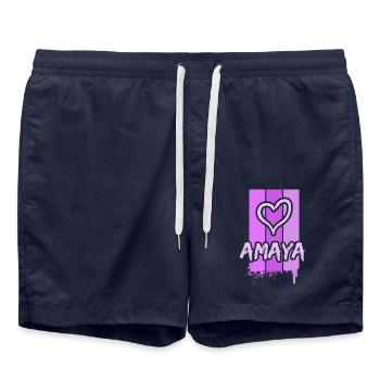 Amaya Amaya - Badeshorts - French Navy - Vorne - AI Model Male 185 light (185cm)