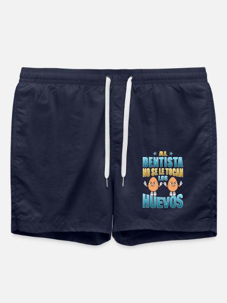 The dentist does not touch his balls - Swim Trunks - french navy