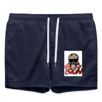 Bild 0015 - Badeshorts - French Navy - Vorne - AI Model Male 185 light (185cm)