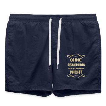 Éducateur Éducateur - Short de bain - bleu marine - Devant - AI Model Male 185 light (185cm)