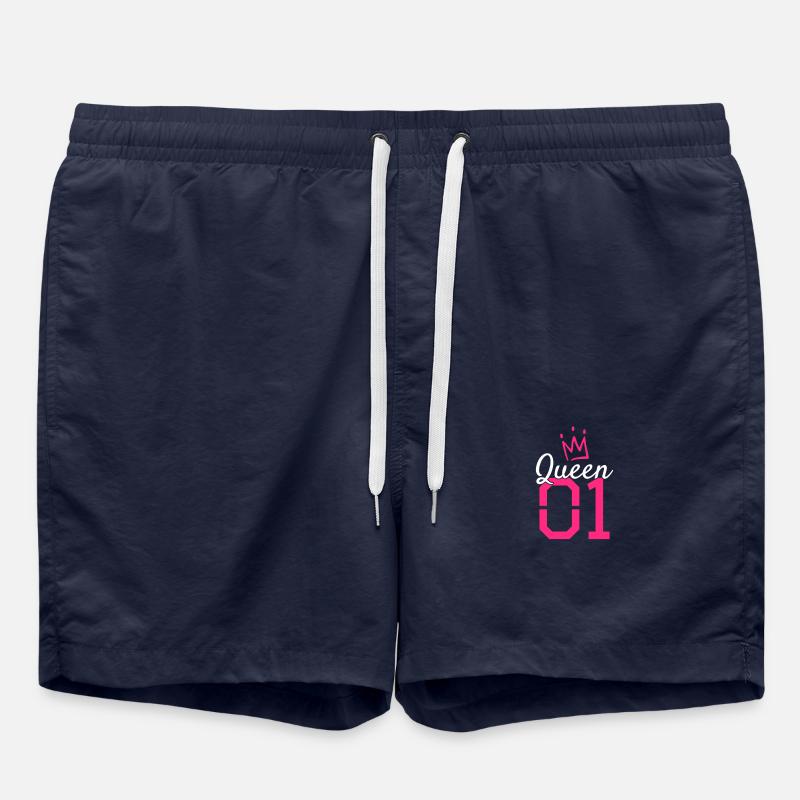 Queen 01 crown - Swim Trunks - french navy