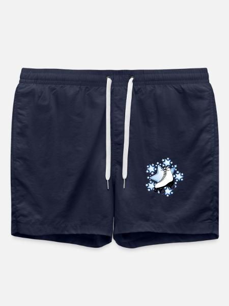 Rollkunstlauf Star blau - Badeshorts - French Navy