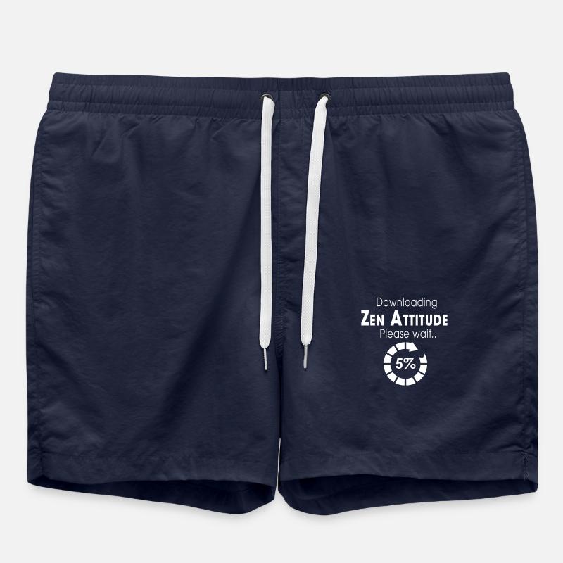 Zen Haltung - Badeshorts - French Navy