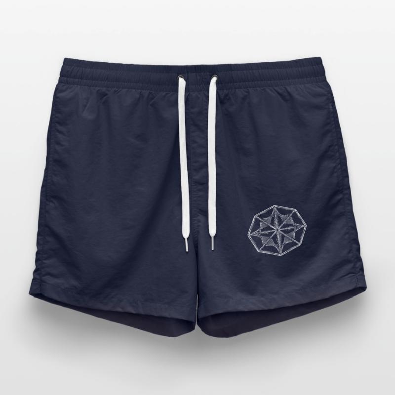 Geometry pattern shape Swim Trunks