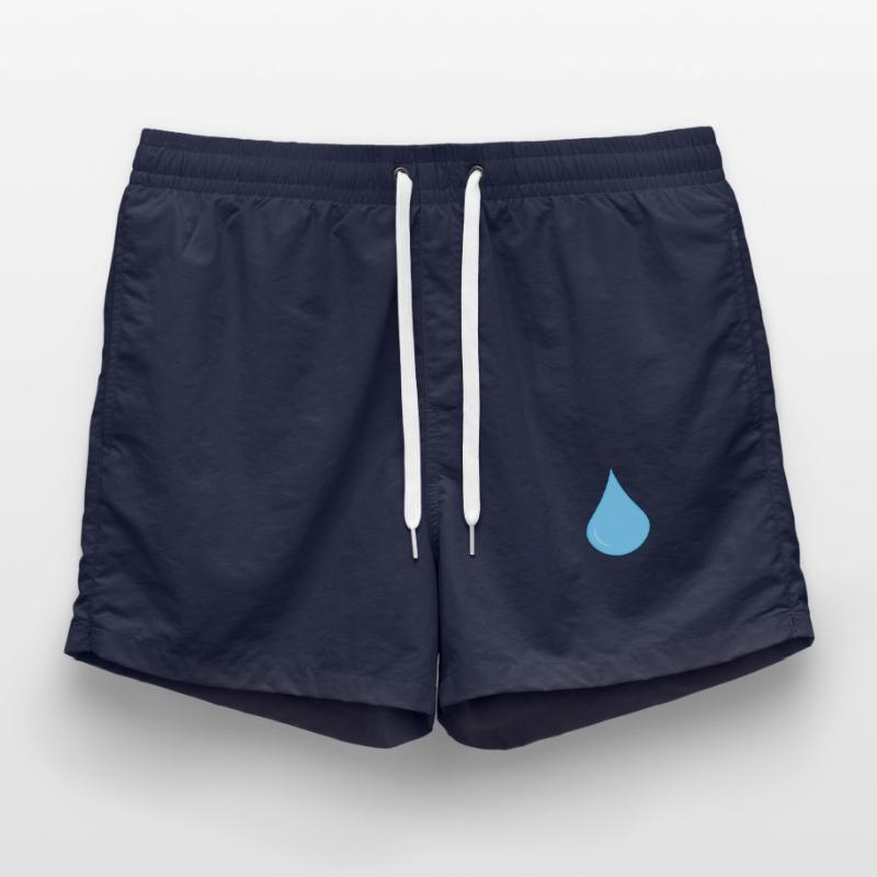 Raindrops icon rain drops Swim Trunks