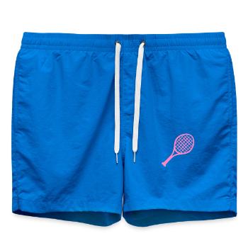Raquette de tennis rose - Short de bain - cobalt blue - Devant