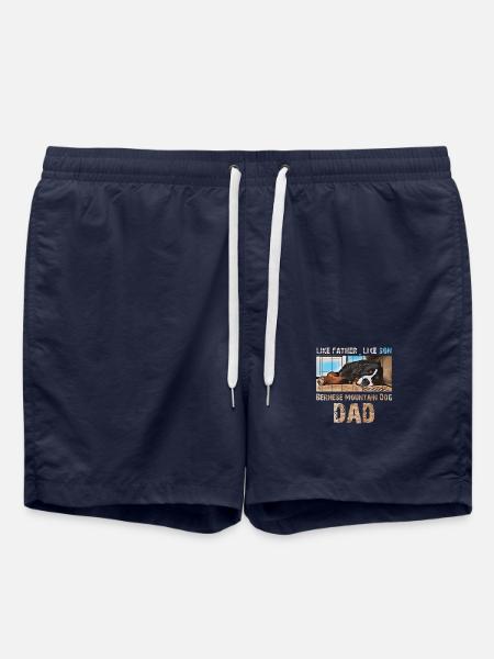 Berner bjerghund - Badeshorts - navy