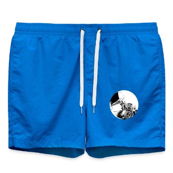 Chargeuse sur pneus - Short de bain - cobalt blue - Devant