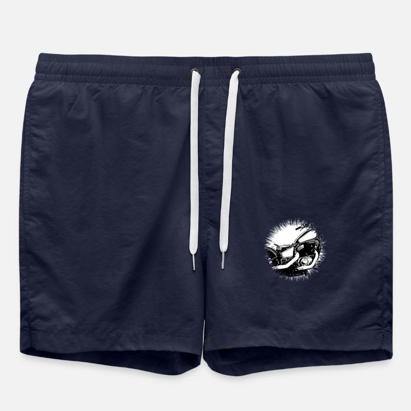 Moto - Short de bain - bleu marine